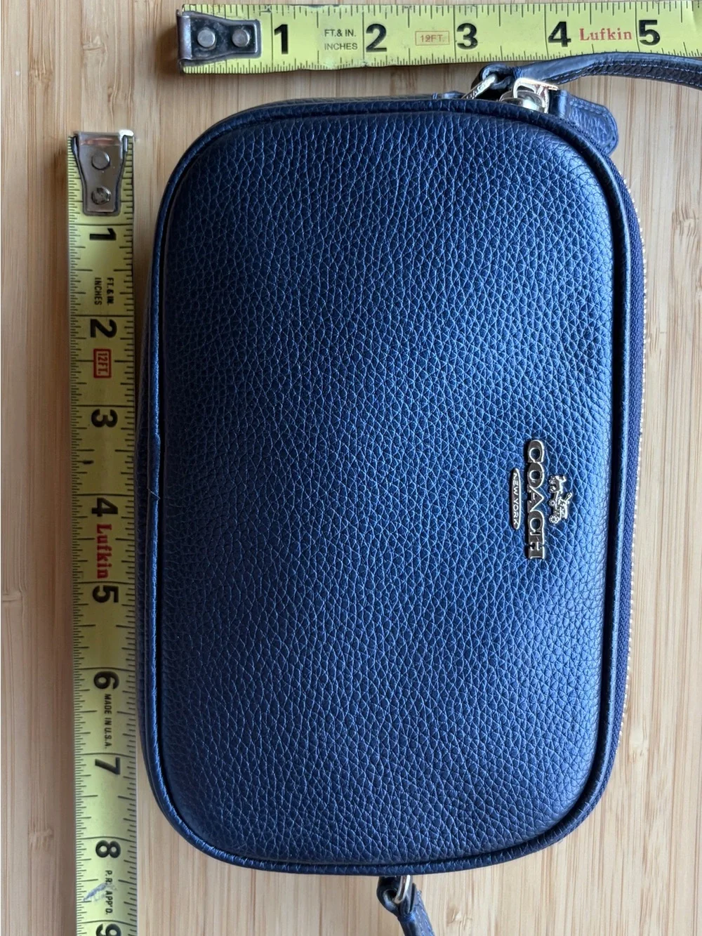 Coach pebbled leather